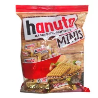 Hanuta Minis Hazelnut Schnitte 200gr Biskuit Wafer Coklat Mini Kacang