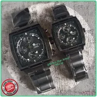 Alexandre Christie Couple Ac 6376 Tali Rantai Full Black Original