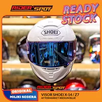 Kaca Helm Shoei Iridium Blue Visor Aftermarket