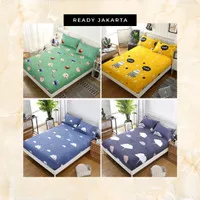 SEPREI Bed Cover Sprei Katun 90x200/ 120x200/160x200/180x200