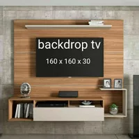 backdrop tv minimalis /rak tv gantung murah/backdrop tv custom