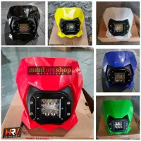 headlamp klx bf 12 led 2 warna lampu depan klx bf 12 led 2w