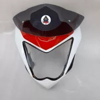 Cover Headlamp Topeng Kedok PNP Old CB150R Putih Lis Merah