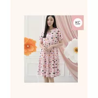 KC Cute Darling in Pink Mickey A-Line / Daster Wanita Dress