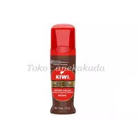 Semir Sepatu Kiwi Cair - Shoe Care Liquid Polish - Brown 75ml