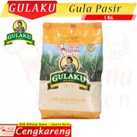 GULAKU Kuning 1 Kg - Gula Pasir Tebu Murni 1Kg - Premium Sugar 1000gr