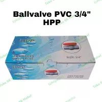 Stop Kran Plastik 3/4 inch Ball Valve PVC / Stopkran / Ballvalve
