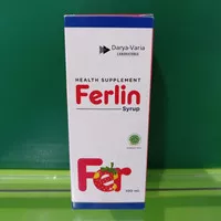 Suplemen Penambah Vitamin dan Zat Besi anak/bayi Ferlin 100 & 30 ml