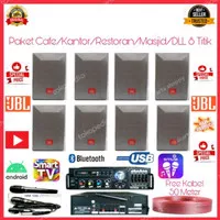 Promo paket murah cafe/kantor/masjid/DLL speaker 4 inch JBL 8 TITIK