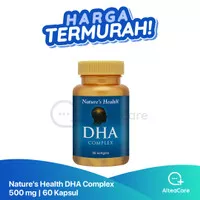 Nature`s Health DHA Complex 500 mg @ 60 Kapsul (Suplemen)