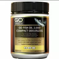 Go Healthy Fish Oil 2000mg Compact Odourless 230 soft gel Capsule