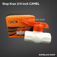 CAMEL Stop Kran 3/4 inch Plastik PVC Ball Valve Stop Keran Pipa Air