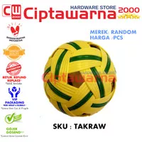 Bola takraw plastik permainan bola sepak indoor & outdoor pantai