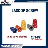 Lasdop Press Screw on wire XLS-P71 (0,5-1mm) GREY