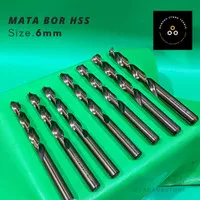 Mata Bor Besi & Stainless Steel HSS Cobalt Drill Bits 1 10.5 mm - 6mm