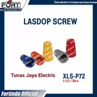 Lasdop Press Screw on wire XLS-P72 (1-1,5mm) BLUE