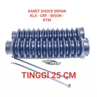 Karet Pelindung Cover Shock Depan Trail KLX CRF KTM BYSON Tinggi 25 cm