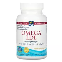 Nordic Naturals, Omega LDL With Red Yeast Rice and CoQ10, 60 Soft Gels