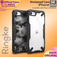 Case iPhone SE 2022 2020 8 7 Ringke Fusion X Shockproof Casing