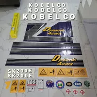 Stiker Excavator Kobelco SK200-6
