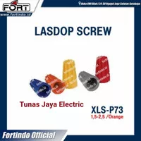 Lasdop Press Screw on wire XLS-P73 (1,5-2,5mm) ORANGE