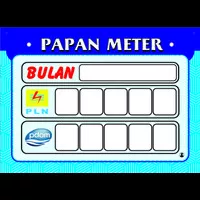 Papan Meter PLN PDAM BOYKO - Papan Listrik PAM Meteran MDF