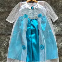 Princess Elsa Frozen Dress Costume | Baju Kostum Putri dan Accessories