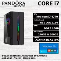 CPU Komputer Core i7 | Ram 8GB SSD 240GB