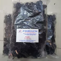 Klem pipa listrik pvc HITAM boss / Clipsal 20mm 1 kantong isi 100pcs