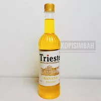 Trieste syrup rasa BANANA Minuman Sirup Kopi Premium Italia