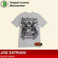Kaos Baju Tshirt Pria Laki Rock Musik Original JOE SATRIANI Black Swan
