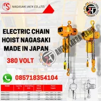 Electric Chain Hoist 2 Ton x 6 Meter 380 Volt 1 jalur NAGASAKI JAPAN