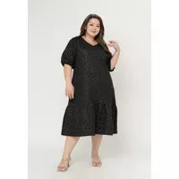 Xtramiles Plus Size Dress Serena Black