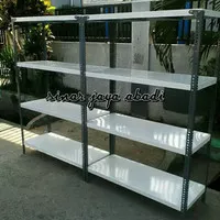 Rak besi KUAT ANTI KARAT ( 4 susun) uk 150x100x40