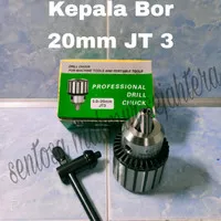 Kepala Bor 20mm JT 3 Chuck Drill 20 mm JT3 Pala MATA BOR 20MM