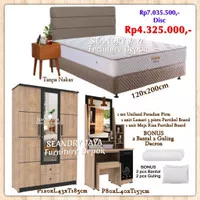 PAKET PERNIKAHAN KAMAR SET MINIMALIS/LEMARI/FURNITURE DEPOK