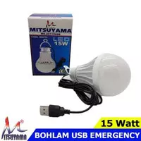 Bohlam Lampu Led USB 5w 8w 10w 15w 5 8 10 15 watt Plus Kabel 1.2 meter