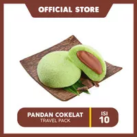 Bakpia Kukus Tugu Jogja Pandan Cokelat - Travel Pack