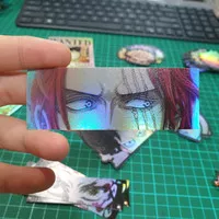 Sticker Hologram Anime Slap - PSH937 - One Piece Shanks
