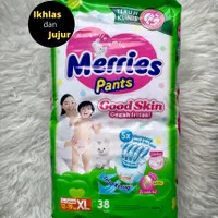 Merries Pants XL 38 Good Skin Popok Bayi Tipe Celana