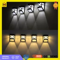 Lampu Hias Dinding Tembok Rumah LED Solar Power Wall Lamps Waterproof