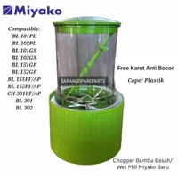 GILINGAN BUMBU BLENDER MIYAKO SET / WET MILL BLENDER MIYAKO HIJAU SET