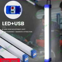 LAMPU LED PANJANG LAMPU TEMPEL LAMPU DINDING EMERGENCY USB RECHARGE