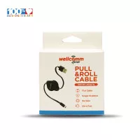 Wellcomm Pull and Roll Cable/kabel Micro usb [100 cm]