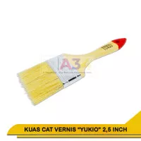 Kuas Cat Tembok Murah 2,5 -Yukio- kuas cat vernis Termurah 2,5 inch