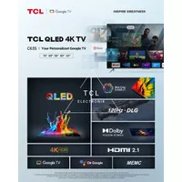 TCL TV QLED 55C635 55 C635 GOOGLE TV GAME MASTER ONKYO SPEAKER new2022