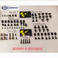 Baut full body honda scoopy fi thn 2012,2013,2014,2015,2016 2017,2018