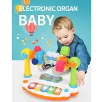 Electronic organ baby music toy mainan piano bayi