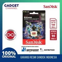 Sandisk Micro SD 256GB Extreme Mobile Gaming - Garansi Resmi - Ori
