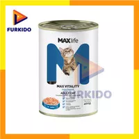 Maxlife Wet Cat Food All Life Stage Can 400 Gr / Makanan Basah Kucing